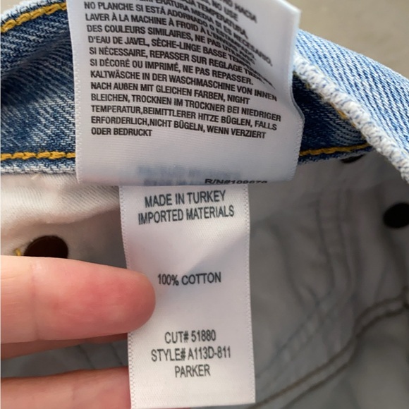 Agolde Parker blue jeans size 28 - Picture 5 of 9